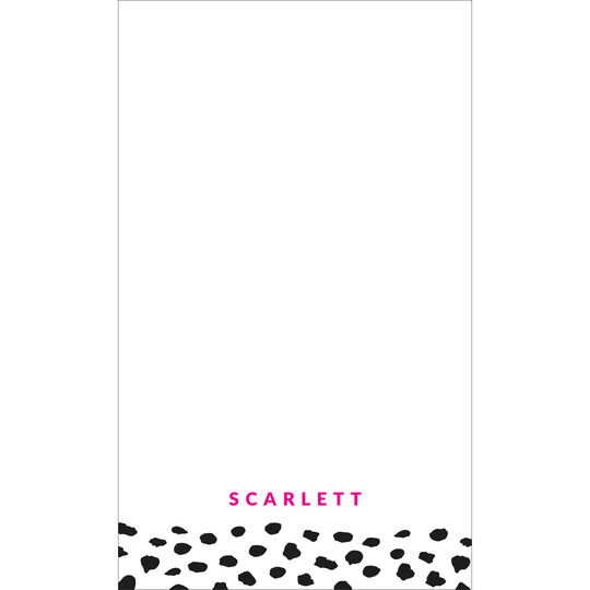 Black Spotted Edge Jotter Cards